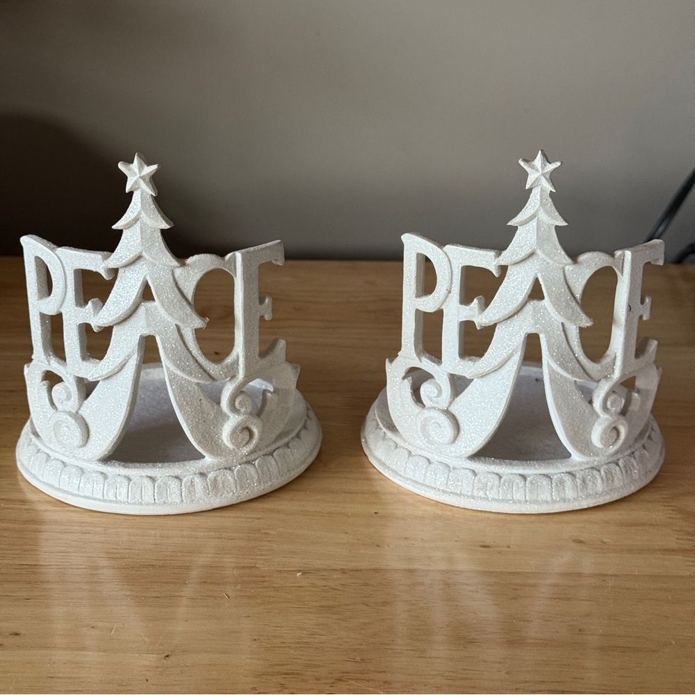 Scentsy Peace Candle Holders Warmer Wrap Christmas